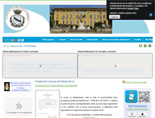 Tablet Screenshot of pratolaserra.gov.it